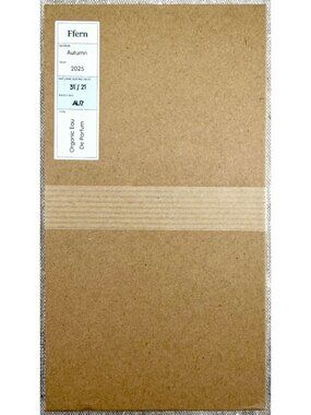 Ffern Autumn 25 Organic Eau de Parfum New in Sealed Box Limited Edition Perfume